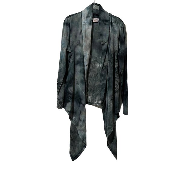 Ariat Womens XL Tie-Dye Open Front Long Sleeve Cardigan With Tie Detail - Picture 1 of 11